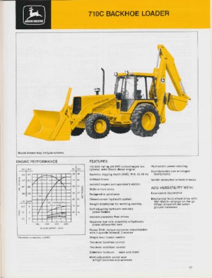 Baggerlader John Deere Construction 710 C