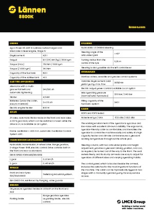 Baggerlader Lännen 8800K