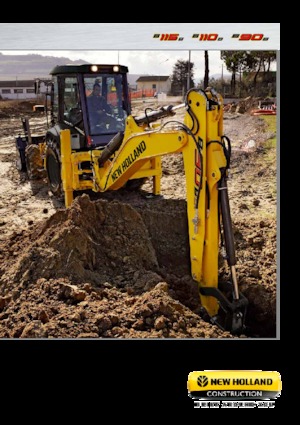 Baggerlader New Holland B115B