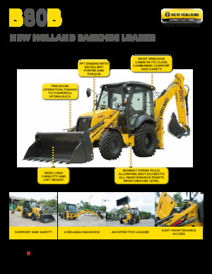 Baggerlader New Holland B80B
