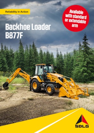 Baggerlader SDLG B877F