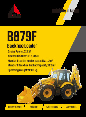 Baggerlader SDLG B879F