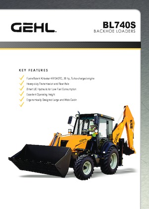 Baggerlader Gehl BL 740S