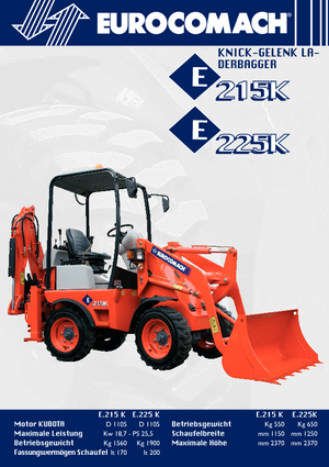 Baggerlader Eurocomach E 225 K