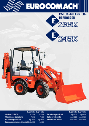 Baggerlader Eurocomach E 235 K