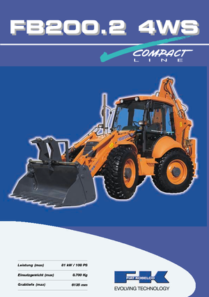 Baggerlader Fiat Kobelco FB 200.2