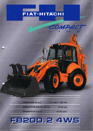 Baggerlader Fiat-Hitachi FB 200 4WS