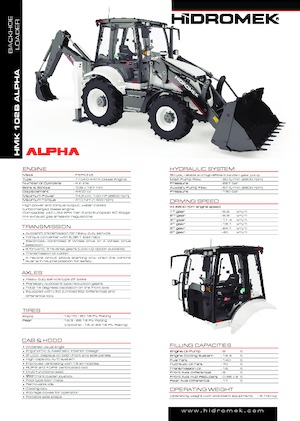 Baggerlader Hidromek HMK 102 B Alpha