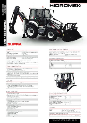 Baggerlader Hidromek HMK 102 B Supra