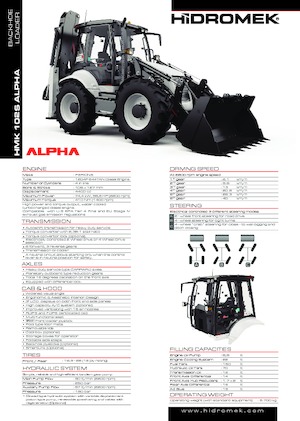 Baggerlader Hidromek HMK 102 S Alpha