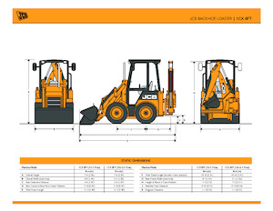 Baggerlader JCB 1CX 8FT