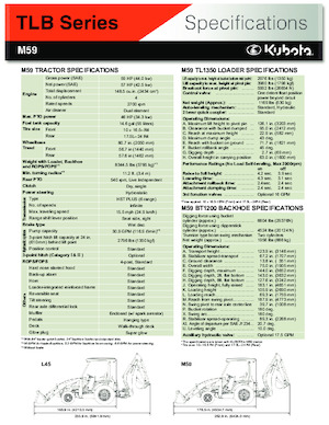 Baggerlader Kubota M 59