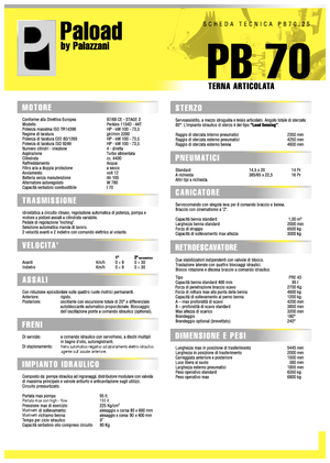 Baggerlader Palazzani PB 70.2