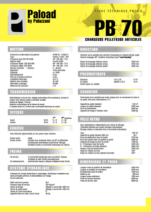 Baggerlader Palazzani PB 70