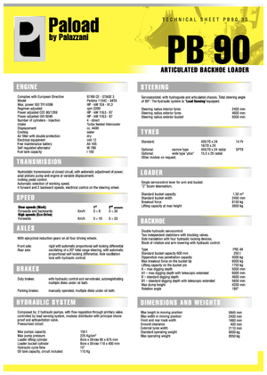 Baggerlader Palazzani PB 90.3^