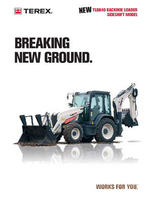 Baggerlader Terex TLB 840