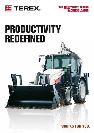 Baggerlader Terex TLB 890