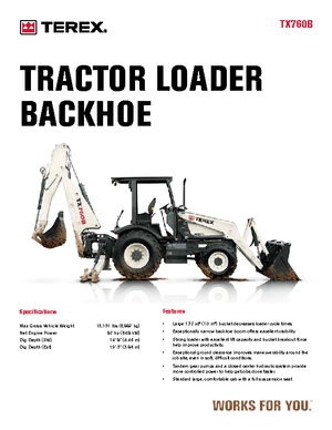 Baggerlader Terex TX 760 B