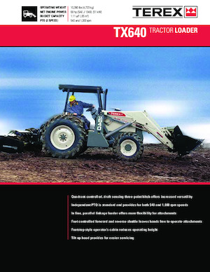 Baggerlader Terex TX640