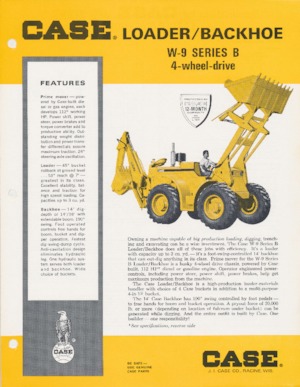 Baggerlader Case W-9 
