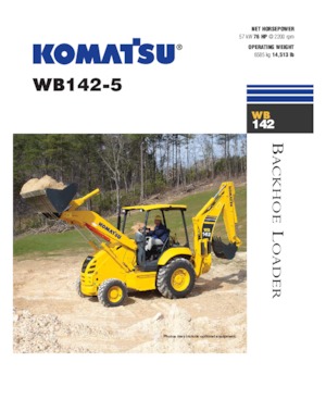 Baggerlader Komatsu WB 142-5