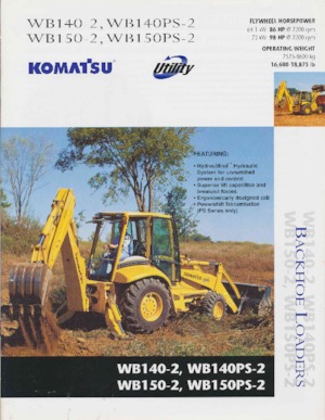 Baggerlader Komatsu WB 150-2