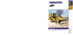 Baggerlader Komatsu WB70A-1
