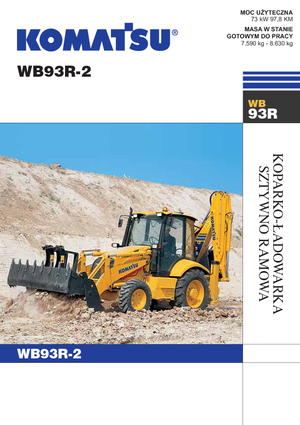 Baggerlader Komatsu WB93R-2