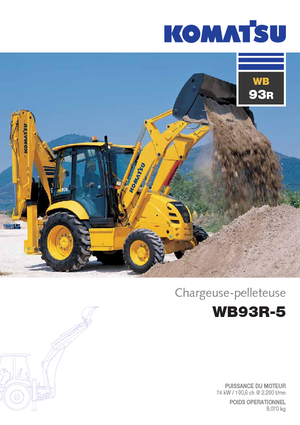 Baggerlader Komatsu WB93R-5E0
