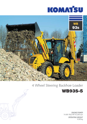 Baggerlader Komatsu WB93S-5E0