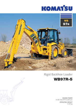 Baggerlader Komatsu WB97R-5E0