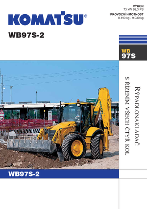 Baggerlader Komatsu WB97S-2