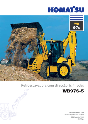 Baggerlader Komatsu WB97S-5E0