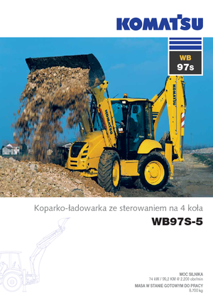 Baggerlader Komatsu WB97S-5E0