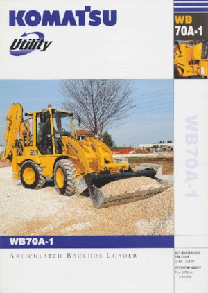 Baggerlader Komatsu WB70A-1