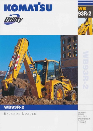 Baggerlader Komatsu WB93R-2
