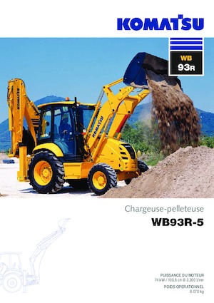Baggerlader Komatsu WB93R-5 