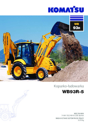 Baggerlader Komatsu WB93R-5 