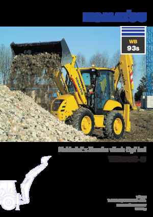 Baggerlader Komatsu WB93S-5 