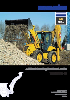 Baggerlader Komatsu WB93S-5 
