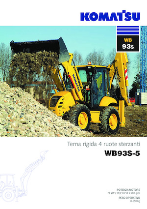 Baggerlader Komatsu WB93S-5 