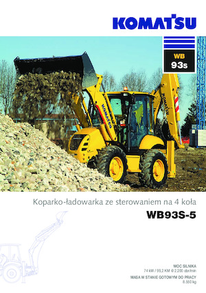 Baggerlader Komatsu WB93S-5 