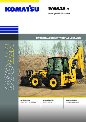 Baggerlader Komatsu WB93S-8
