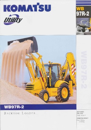 Baggerlader Komatsu WB97R-2