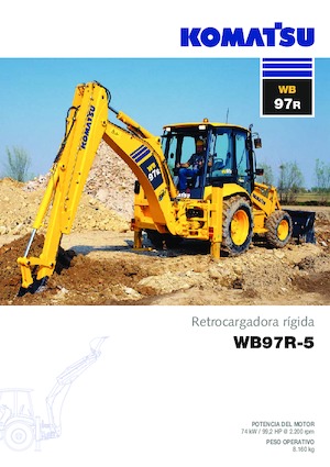 Baggerlader Komatsu WB97R-5 
