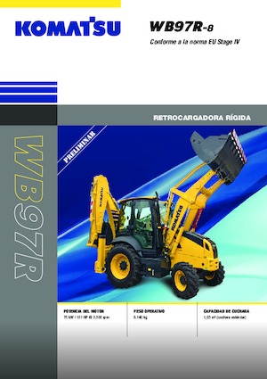 Baggerlader Komatsu WB97R-8E0