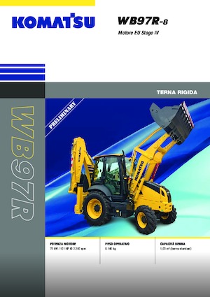 Baggerlader Komatsu WB97R-8E0