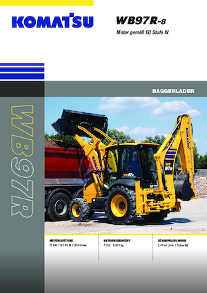 Baggerlader Komatsu WB97R-8E0