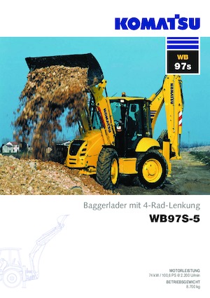 Baggerlader Komatsu WB97S-5 