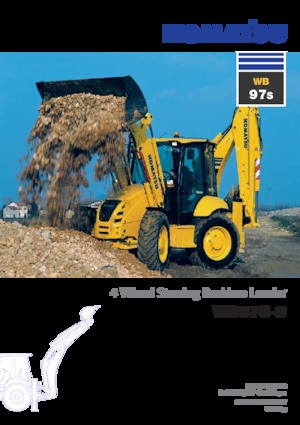Baggerlader Komatsu WB97S-5 